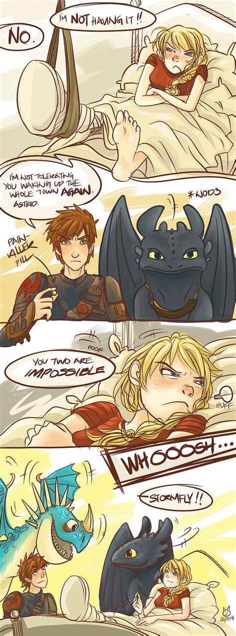 They both turned around and was each other completely naked. . How to train your dragon sex comics